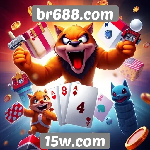 Variedade de jogos disponíveis em br688.com